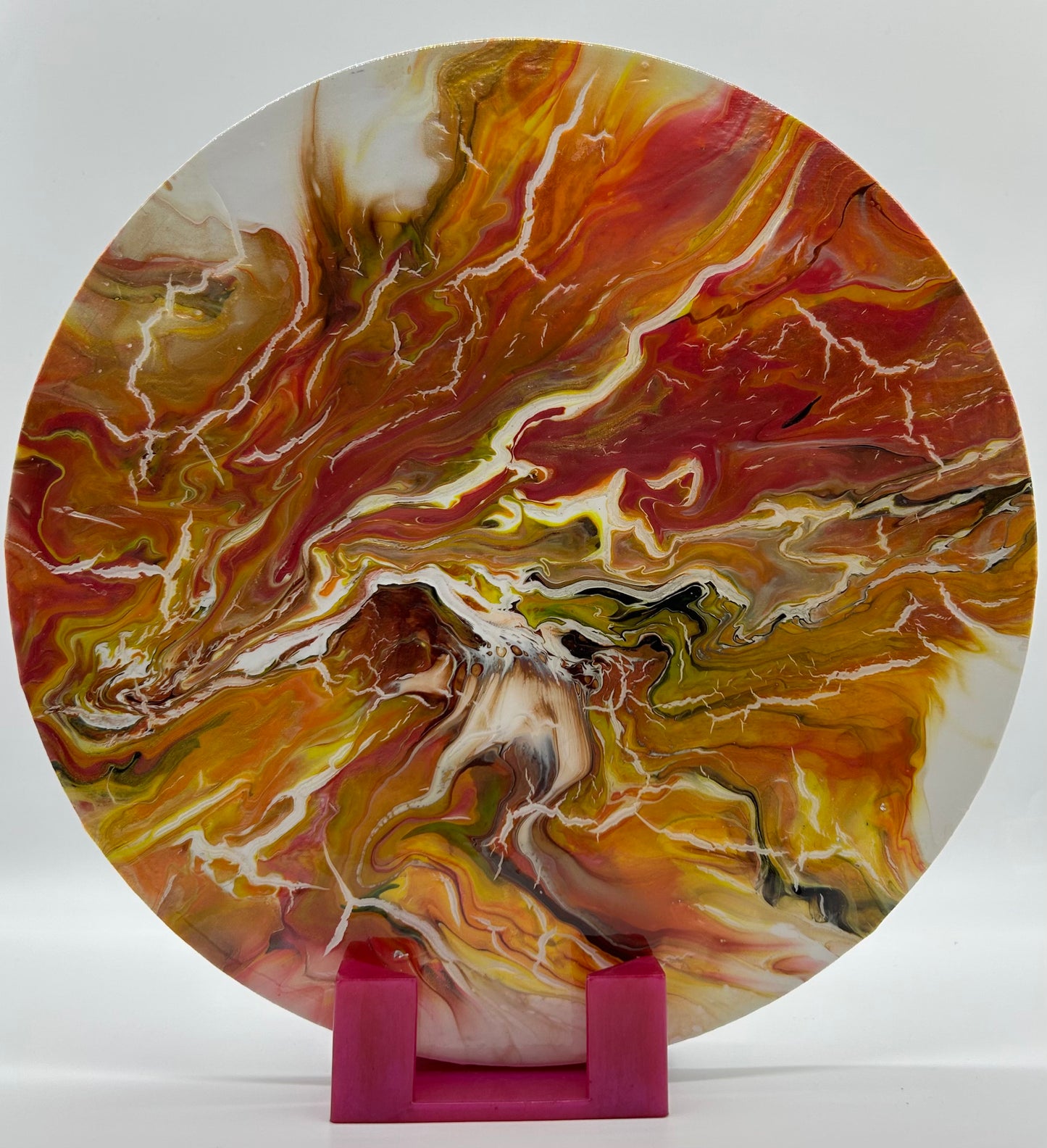 Sunburst Acrylic Painting