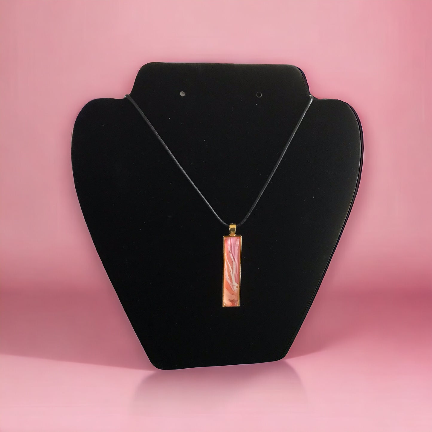 Acrylic Pour Pendant