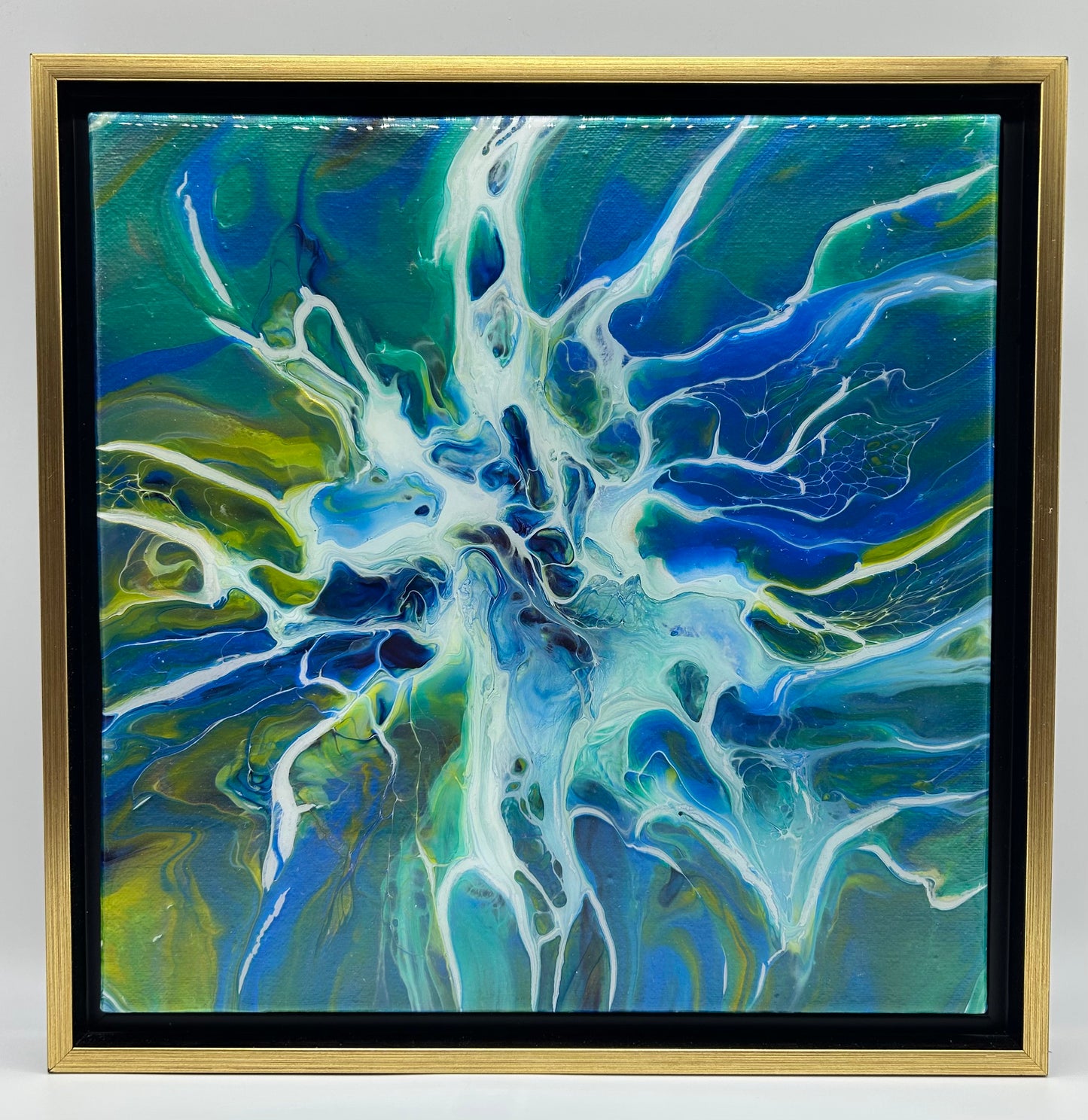 Acrylic Pour Ocean Orchid