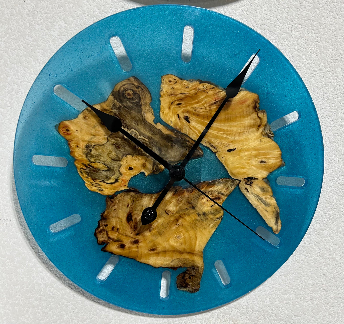 Resin and Wood clock