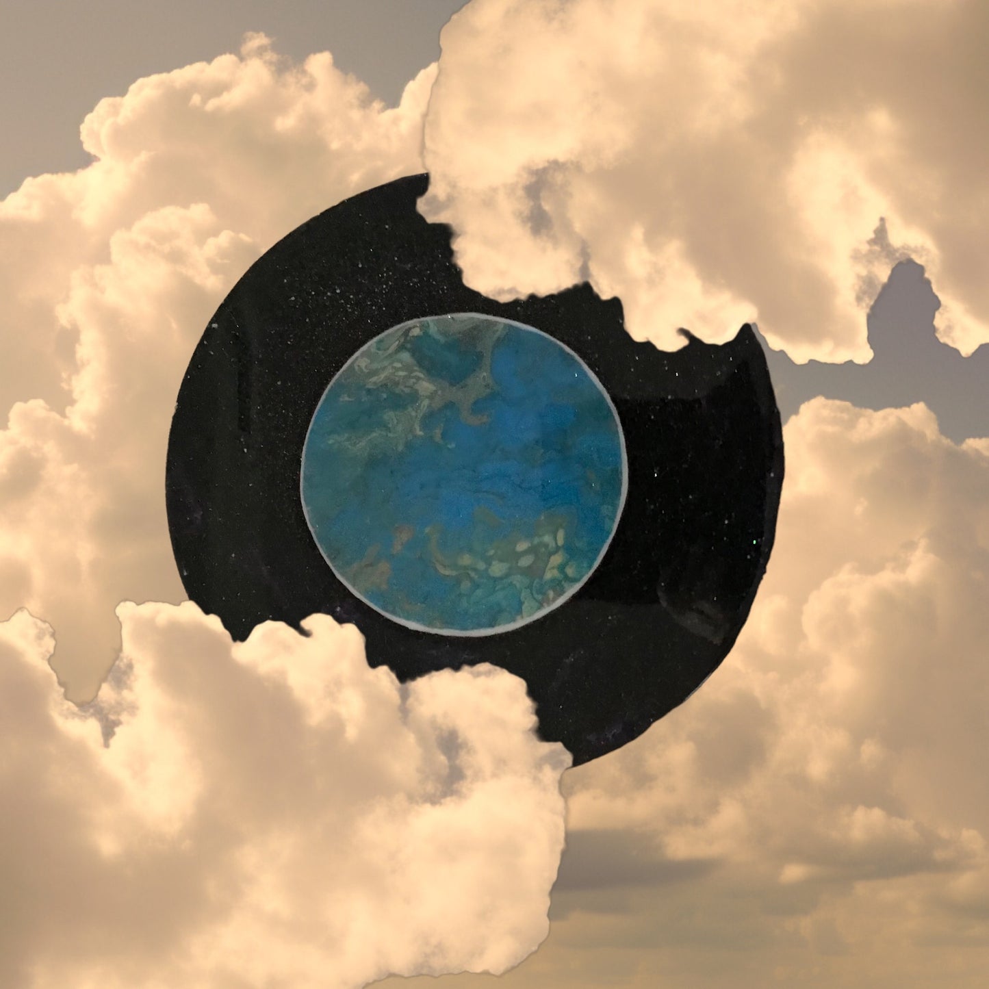 Earth Calling Abstract Painting.