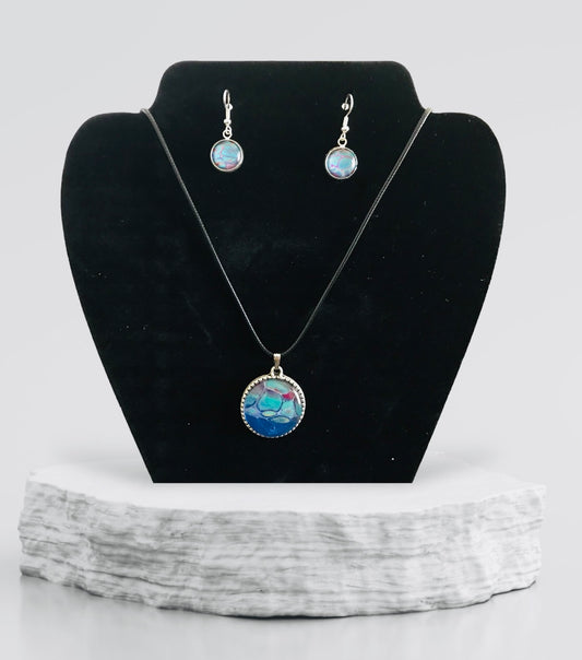 Pendant and Earring Set