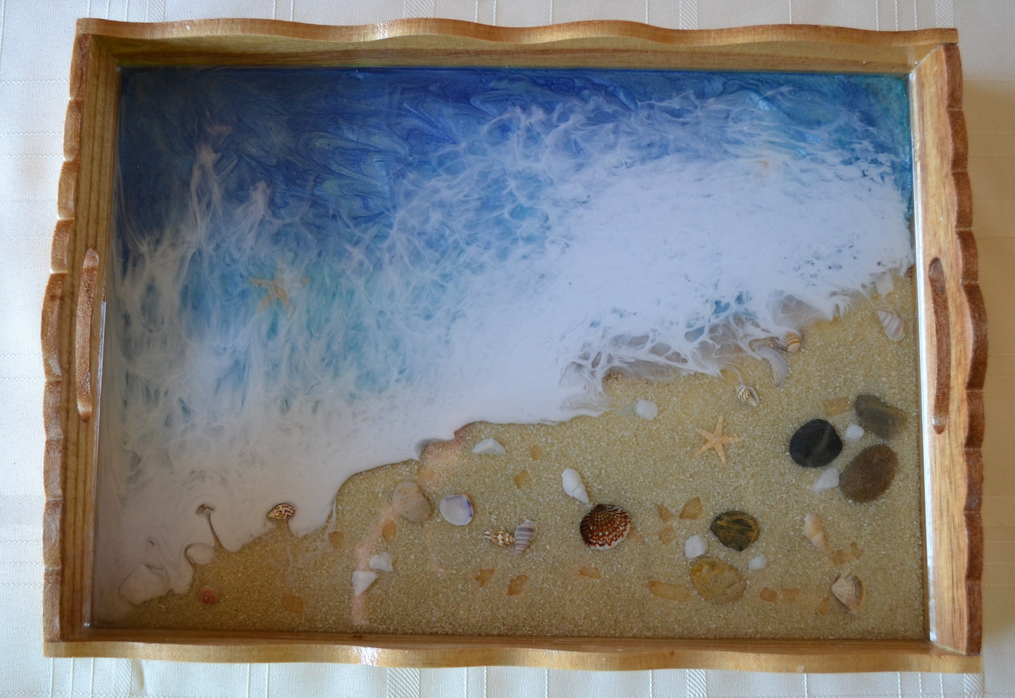 Wooden Beach Tray