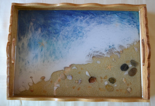 Wooden Beach Tray